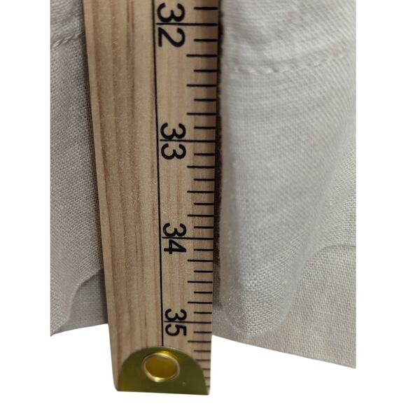 Westbound Woman Plus Size Linen Blend Crop Pull-On Pants 1X - Picture 3 of 6